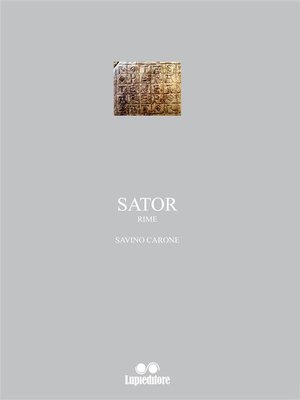 cover image of Sator